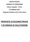 PROPOSTE DI SECONDE PROVE E DI GRIGLIE DI VALUTAZIONE