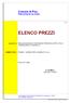 ELENCO PREZZI REALIZZAZIONE DEL PARCHEGGIO PRINCIPALE PER IL POLO OSPEDALIERO DI CISANELLO. PISAMO - AZIENDA PER LA MOBILITA' S.p.