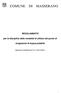 REGOLAMENTO. per la disciplina delle modalità di utilizzo del punto di. erogazione di acqua potabile