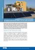 Climatizzazione con fonti rinnovabili Gli impianti sperimentali ENEA a servizio della formazione
