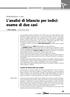 L analisi di bilancio per indici: esame di due casi