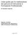 Linee guida per la realizzazione dei percorsi di Istruzione e Formazione Professionale