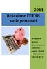 Relazione FETBB sulle pensioni