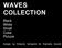 WAVES COLLECTION. Black White Small Cube Picture. Design by Roberto Semprini for Ramella Graniti