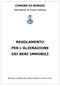 COMUNE DI BORGHI PROVINCIA DI FORLÌ CESENA REGOLAMENTO PER L ALIENAZIONE DEI BENI IMMOBILI
