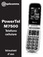 PowerTel M7500. Telefono cellulare. Istruzioni d uso