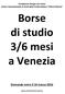 Borse di studio 3/6 mesi a Venezia