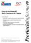 ProvinciaInforma 49. Agenzia settimanale della Provincia di Cuneo IN EVIDENZA. Anno VI - Numero 49 del 24 dicembre 2009