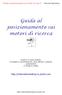 Guida al posizionamento sui motori di ricerca