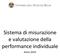 Sistema di misurazione e valutazione della performance individuale