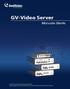 GV-Video Server. Manuale Utente