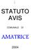 STATUTO AVIS COMUNALE DI AMATRICE 2004