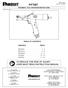 PPTMT PNEUMATIC TOOL OPERATION INSTRUCTIONS TABLE OF CONTENTS LANGUAGE...PAGES