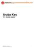 Aruba Key V2 - Guida rapida