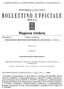 REPUBBLICA ITALIANA DELLA PARTE PRIMA. Sezione II DETERMINAZIONI DIRIGENZIALI