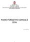 PIANO FORMATIVO ANNUALE 2016