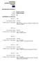 EUROPEAN CURRICULUM VITAE FORMAT