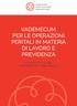 Vademecum per le operazioni peritali in materia di lavoro e previdenza