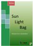 Sun Light Bag. Manuale d'uso e manutenzione