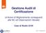 Gestione Audit di Certificazione