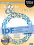 Diabete INTERNATIONAL DIABETES HOT TOPICS DIABETE IN NUMERI 415 MILIONI DI ADULTI NEL MONDO SEDENTARIETÀ PROLUNGATA I BENEFICI DELLA SUA INTERRUZIONE