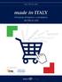 Fabio Antonacchio. made in ITALY. Protezione di imprese e consumatori dai falsi sul web