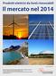 Prodotti elettrici da fonti rinnovabili Il mercato nel 2014