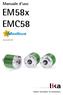 Manuale d'uso. EM58x EMC58. Versione RS-485. Smart encoders & actuators