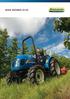 Una serie di trattori. Molteplici applicazioni.