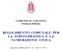 COMUNE DI COLONNA Provincia di Roma REGOLAMENTO COMUNALE PER LA TOPONOMASTICA E LA NUMERAZIONE CIVICA