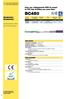Cavo per collegamento BUS di campo in PVC tipo Profibus per posa fissa BC4500001 BC4500002. Dati tecnici Temperatura d esercizio: -5 C a + 80 C