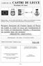 COMUNE DI : CASTRI DI LECCE Provincia di Lecce TAV. 9 D. (Determinazione Prot. Settore N 61 del 26-11-2010)