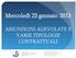 Mercoledì 23 gennaio 2013 ASSUNZIONI AGEVOLATE E VARIE TIPOLOGIE CONTRATTUALI