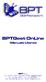 BPTGest OnLine. Manuale Utente