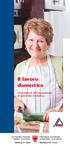 Il lavoro domestico Informazioni sull occupazione di personale domestico