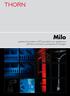Milo. gamma di proiettori a LED per esterni con regolazione del fascio luminoso e proiezione di immagini