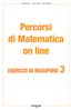 Percorsi di Matematica on line ESERCIZI DI RECUPERO 3