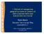 I Sistemi di navigazione geografica come strumento di valorizzazione delle basi statistiche territoriali. Paolo Basile Sistemi Territoriali Pisa