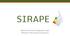 SIRAPE. Sistema Informativo Regionale degli Attestati di Prestazione Energetica