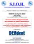 S.I.O.H. (Società Italiana di Odontostomatologia per l Handicap) Programma Culturale S.I.O.H. Emilia Romagna. SABATO 11 Aprile 2015