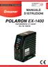 POLARON EX-1400 MANUALE D ISTRUZIONI. Caricabatterie a 2 canali Art. Nr. S2018 INNOVATION & TECHNOLOGY. Italiano
