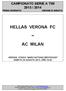 HELLAS VERONA FC AC MILAN