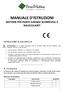 MANUALE D ISTRUZIONI MOTORE PER PORTE GARAGE SCORREVOLI E BAUSCULANTI