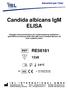 Candida albicans IgM ELISA