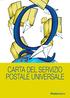 CARTA DEL SERVIZIO POSTALE UNIVERSALE