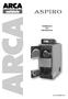 ASPIRO. Installazione Uso Manutenzione. www.arcacaldaie.com