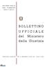 BOLLETTINO UFFICIALE del Ministero della Giustizia