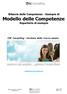 Bilancio delle Competenze - Esempio di Modello delle Competenze. Repertorio di esempio