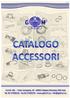 CATALOGO PRODOTTI G.D.M. SRL