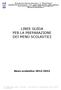 LINEE GUIDA PER LA PREPARAZIONE DEI MENÙ SCOLASTICI